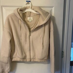 Offline by Aerie Tan Fleece Hoodie